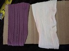 Set Of 2 Cable Knit   Ribbed Baby Headband Bows  4 Inch       00028