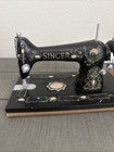 Vintage Resin Sewing Machine Singer Model Figurine Desktop Display