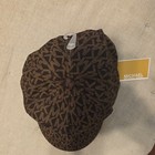 Nwt Michael Kors Women Monogram Mk Logo Baseball Cap Hat Adjustable Luxury Brown