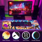 New Large Gaming Mouse Pad Fortnite Edition     Water   Slip Resistant  With Light
