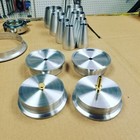 4   V Band Back Purge Block Heat Sink