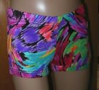 Booty Shorts Dance Gymnastics Multi Color Print Girls Sizes 86254 Axis Gymnastic