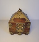 Korean Scholar s Seal Box With Rare Brass Design  Joseon Dynasty