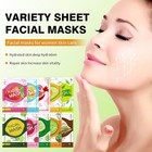 10 Pack Sheets Face Masks Skincare For All Skin Types  10 Count  pack Of 1  