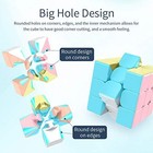3x3x3 Speed Cube stickerless Magic Cube smooth Turning Puzzle Box With Anti-stic