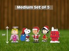 Peanuts Christmas Cutouts   Snoopy  Charlie Brown  Lucy   Sally Yard Signs  