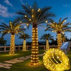 Outdoor Solar String Lights Rope Fairy Garden Landscape Lamp 100led Strip Bright