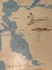 San Francisco Bay Chart Map Series 165 Small Craft Nautical Navigation 1960s Vtg