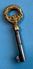 Skeleton Key Brass Top Antique Wreath Bow - More Genuine Old Vintage Keys Here
