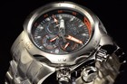 Invicta Venom Mutant Men s 54mm Black Dial Quartz Chronograph Steel Tone Watch