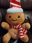 Gingerbread Soft Plush Stuffed Toy Christmas Scarf American Greetings 14inch