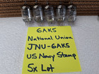 5x Lot 6ak5 Vacuum Tube Jnu-6ak5 Us Navy