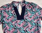Reyn Spooner Multicolor Tropical Women s Romper Jumpsuit Short Size Large Rayon