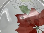 One Tier Tray  no Handle  By Block Spal Poinsettia Mary Lou Goertzen Christmas