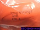 Qty   12  Ansell Orange Heavyweight Latex Gloves  210 Size 10