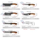 Professional Kitchen Chef Knife Set Ultra Sharp Stainless Steel Knives