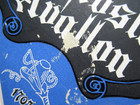 Vintage Hostellerie De La Poste Avallon France Hotel Luggage Label Sticker Og
