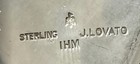 Julian Lovato Navajo Sterling Silver Arrowhead Pendant Brooch Signed