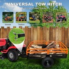 For Atv   Utv Heavy Duty Utility Cart Cargo Trailer Tow Behind Dump Cart 1500lbs