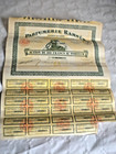 Vintage Share Certificate Stocks Bonds Actions Parfumerie Ramses 1919 Pyramids