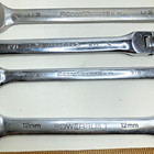 Vintage Mix  8  Ratcheting Combination Wrench Set Craftsman Gearwrench Powebuilt