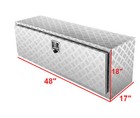 48  Aluminum Truck Tool Box Trailer Pickup Underbody Toolbox Under Bed Storage