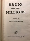 Vintage 1945 Book Radio For The Millions Illustrated