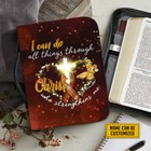 Customizes Jesus Bible Verse Bible Cover Christ Cross Flower Butterfly God Gifts