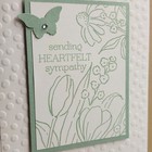 Stampin Up Mixed Florals Stamps   Heartfelt Sympathy   Card Kit  Makes 4- Mint