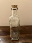 1976 Clear Log Cabin Syrup Bicentennial Glass Embossed Bottle