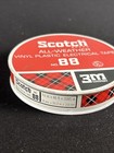 Vintage 3m Scotch Brand Vinyl Plastic Electrical Tape Tin Container