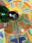 Antique Victorian Sewing Box Green Glass Handle Sock Darner Darning Egg Tool