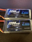 2x Zeee Shorty 2s Lipo Battery 2200mah 7 4v 50c Xt60 - 1 16 Rc Helicopter Drone