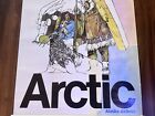 Vintage Original 1970s Alaska Airlines Arctic Travel Poster Natives Walrus
