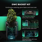 Mars Hydro 5-gallon Dwc Hydroponic System Grow Kits With 2 Buckets 8w Air Pump