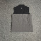 Travis Mathew Easy Out Quilted Golf Vest Men   s Size Large Black Gray