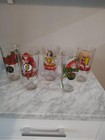 1970s Dc Comics Vintage Drinking Glasses Set Of 5