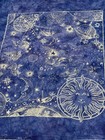Vintage Celestial Zodiac Shirt Astrology Sun Moon Stars Purple Blue Size Xl
