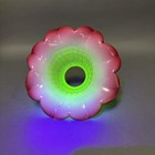 Antique Cased Glass Uranium Pink And Vaseline Yellow Lamp Shade Very Unusual Htf