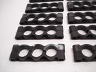18 Nascar Ultem Bolt On Triple 1  Braided Line   Hard Oil Line Brackets Mounts