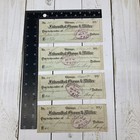 1800 s Check Lot Of 4 Chicago Felsenthal Gross Miller Bank Checks