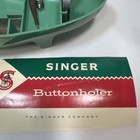 Singer 1960 Straight Needle Button Holer 489500 489510  With Manual  And Case