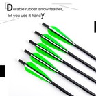 12pcs Archery Hunting Half Moon Nock Od 8 8mm Arrow Carbon Crossbow Bolts 20inch