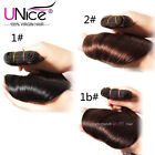 100g bundle Unice 8a Blonde Brazilian Virgin Hair Straight Human Hair Extensions
