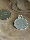 1800   s Love Token Fancy Engraved Mama Scene Mountain Silver Coin Us