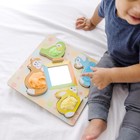 Melissa And Doug Wooden Chunky Animal Puzzle With Mirror For 1 2 Year Olds