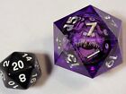 Purple Beholder Liquid Core 35mm Large D20   Dungeons   Dragons   Dnd Dice Set