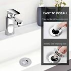 2pcs Bathtub Drain Stopper Bathroom Bath Tub Sink Waste Pop-up Plug Replacements