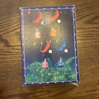 Vintage Nos    swinging From The Moon    Porcelain Clown 21    L X 6    W With Box 