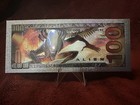Rare Silver Alien  100 Bill Collectible - Sci-fi Collectible